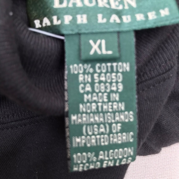 Ralph Lauren Women’s NWT Chamonix turtleneck  black sized XL 100% Cotton - Picture 8 of 14